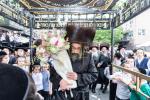 חגיגת הכנסת ספר תורה  להיכל ישיבת עסק התורה  ע"י הרבני הנגיד הרה"ח רבי יואל פליישמאן שליט"א פטרון הישיבה ונדבן הספר  בהשתתפות אדמור"י ורבני העיר שליט"א, מרביצי תורה ותלמידי הישיבה