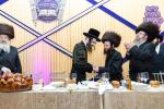 חגיגת הכנסת ספר תורה  להיכל ישיבת עסק התורה  ע"י הרבני הנגיד הרה"ח רבי יואל פליישמאן שליט"א פטרון הישיבה ונדבן הספר  בהשתתפות אדמור"י ורבני העיר שליט"א, מרביצי תורה ותלמידי הישיבה