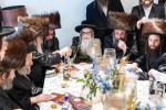 חגיגת הכנסת ספר תורה  להיכל ישיבת עסק התורה  ע"י הרבני הנגיד הרה"ח רבי יואל פליישמאן שליט"א פטרון הישיבה ונדבן הספר  בהשתתפות אדמור"י ורבני העיר שליט"א, מרביצי תורה ותלמידי הישיבה