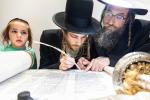 חגיגת הכנסת ספר תורה  להיכל ישיבת עסק התורה  ע"י הרבני הנגיד הרה"ח רבי יואל פליישמאן שליט"א פטרון הישיבה ונדבן הספר  בהשתתפות אדמור"י ורבני העיר שליט"א, מרביצי תורה ותלמידי הישיבה