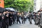 חגיגת הכנסת ספר תורה  להיכל ישיבת עסק התורה  ע"י הרבני הנגיד הרה"ח רבי יואל פליישמאן שליט"א פטרון הישיבה ונדבן הספר  בהשתתפות אדמור"י ורבני העיר שליט"א, מרביצי תורה ותלמידי הישיבה