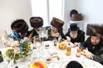 חגיגת הכנסת ספר תורה  להיכל ישיבת עסק התורה  ע"י הרבני הנגיד הרה"ח רבי יואל פליישמאן שליט"א פטרון הישיבה ונדבן הספר  בהשתתפות אדמור"י ורבני העיר שליט"א, מרביצי תורה ותלמידי הישיבה