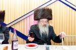 חגיגת הכנסת ספר תורה  להיכל ישיבת עסק התורה  ע"י הרבני הנגיד הרה"ח רבי יואל פליישמאן שליט"א פטרון הישיבה ונדבן הספר  בהשתתפות אדמור"י ורבני העיר שליט"א, מרביצי תורה ותלמידי הישיבה