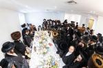 חגיגת הכנסת ספר תורה  להיכל ישיבת עסק התורה  ע"י הרבני הנגיד הרה"ח רבי יואל פליישמאן שליט"א פטרון הישיבה ונדבן הספר  בהשתתפות אדמור"י ורבני העיר שליט"א, מרביצי תורה ותלמידי הישיבה