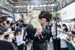 חגיגת הכנסת ספר תורה  להיכל ישיבת עסק התורה  ע"י הרבני הנגיד הרה"ח רבי יואל פליישמאן שליט"א פטרון הישיבה ונדבן הספר  בהשתתפות אדמור"י ורבני העיר שליט"א, מרביצי תורה ותלמידי הישיבה