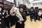 חגיגת הכנסת ספר תורה  להיכל ישיבת עסק התורה  ע"י הרבני הנגיד הרה"ח רבי יואל פליישמאן שליט"א פטרון הישיבה ונדבן הספר  בהשתתפות אדמור"י ורבני העיר שליט"א, מרביצי תורה ותלמידי הישיבה