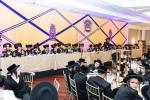 חגיגת הכנסת ספר תורה  להיכל ישיבת עסק התורה  ע"י הרבני הנגיד הרה"ח רבי יואל פליישמאן שליט"א פטרון הישיבה ונדבן הספר  בהשתתפות אדמור"י ורבני העיר שליט"א, מרביצי תורה ותלמידי הישיבה