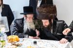 חגיגת הכנסת ספר תורה  להיכל ישיבת עסק התורה  ע"י הרבני הנגיד הרה"ח רבי יואל פליישמאן שליט"א פטרון הישיבה ונדבן הספר  בהשתתפות אדמור"י ורבני העיר שליט"א, מרביצי תורה ותלמידי הישיבה