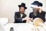 חגיגת הכנסת ספר תורה  להיכל ישיבת עסק התורה  ע"י הרבני הנגיד הרה"ח רבי יואל פליישמאן שליט"א פטרון הישיבה ונדבן הספר  בהשתתפות אדמור"י ורבני העיר שליט"א, מרביצי תורה ותלמידי הישיבה