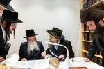 חגיגת הכנסת ספר תורה  להיכל ישיבת עסק התורה  ע"י הרבני הנגיד הרה"ח רבי יואל פליישמאן שליט"א פטרון הישיבה ונדבן הספר  בהשתתפות אדמור"י ורבני העיר שליט"א, מרביצי תורה ותלמידי הישיבה