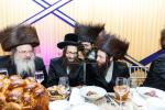 חגיגת הכנסת ספר תורה  להיכל ישיבת עסק התורה  ע"י הרבני הנגיד הרה"ח רבי יואל פליישמאן שליט"א פטרון הישיבה ונדבן הספר  בהשתתפות אדמור"י ורבני העיר שליט"א, מרביצי תורה ותלמידי הישיבה