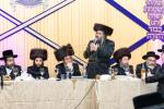 חגיגת הכנסת ספר תורה  להיכל ישיבת עסק התורה  ע"י הרבני הנגיד הרה"ח רבי יואל פליישמאן שליט"א פטרון הישיבה ונדבן הספר  בהשתתפות אדמור"י ורבני העיר שליט"א, מרביצי תורה ותלמידי הישיבה