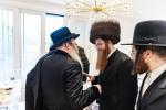 חגיגת הכנסת ספר תורה  להיכל ישיבת עסק התורה  ע"י הרבני הנגיד הרה"ח רבי יואל פליישמאן שליט"א פטרון הישיבה ונדבן הספר  בהשתתפות אדמור"י ורבני העיר שליט"א, מרביצי תורה ותלמידי הישיבה