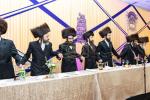 חגיגת הכנסת ספר תורה  להיכל ישיבת עסק התורה  ע"י הרבני הנגיד הרה"ח רבי יואל פליישמאן שליט"א פטרון הישיבה ונדבן הספר  בהשתתפות אדמור"י ורבני העיר שליט"א, מרביצי תורה ותלמידי הישיבה