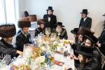 חגיגת הכנסת ספר תורה  להיכל ישיבת עסק התורה  ע"י הרבני הנגיד הרה"ח רבי יואל פליישמאן שליט"א פטרון הישיבה ונדבן הספר  בהשתתפות אדמור"י ורבני העיר שליט"א, מרביצי תורה ותלמידי הישיבה