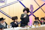 חגיגת הכנסת ספר תורה  להיכל ישיבת עסק התורה  ע"י הרבני הנגיד הרה"ח רבי יואל פליישמאן שליט"א פטרון הישיבה ונדבן הספר  בהשתתפות אדמור"י ורבני העיר שליט"א, מרביצי תורה ותלמידי הישיבה