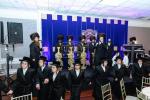 חגיגת הכנסת ספר תורה  להיכל ישיבת עסק התורה  ע"י הרבני הנגיד הרה"ח רבי יואל פליישמאן שליט"א פטרון הישיבה ונדבן הספר  בהשתתפות אדמור"י ורבני העיר שליט"א, מרביצי תורה ותלמידי הישיבה