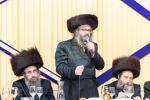 חגיגת הכנסת ספר תורה  להיכל ישיבת עסק התורה  ע"י הרבני הנגיד הרה"ח רבי יואל פליישמאן שליט"א פטרון הישיבה ונדבן הספר  בהשתתפות אדמור"י ורבני העיר שליט"א, מרביצי תורה ותלמידי הישיבה