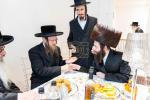 חגיגת הכנסת ספר תורה  להיכל ישיבת עסק התורה  ע"י הרבני הנגיד הרה"ח רבי יואל פליישמאן שליט"א פטרון הישיבה ונדבן הספר  בהשתתפות אדמור"י ורבני העיר שליט"א, מרביצי תורה ותלמידי הישיבה