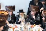 חגיגת הכנסת ספר תורה  להיכל ישיבת עסק התורה  ע"י הרבני הנגיד הרה"ח רבי יואל פליישמאן שליט"א פטרון הישיבה ונדבן הספר  בהשתתפות אדמור"י ורבני העיר שליט"א, מרביצי תורה ותלמידי הישיבה