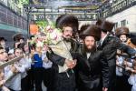 חגיגת הכנסת ספר תורה  להיכל ישיבת עסק התורה  ע"י הרבני הנגיד הרה"ח רבי יואל פליישמאן שליט"א פטרון הישיבה ונדבן הספר  בהשתתפות אדמור"י ורבני העיר שליט"א, מרביצי תורה ותלמידי הישיבה
