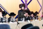 חגיגת הכנסת ספר תורה  להיכל ישיבת עסק התורה  ע"י הרבני הנגיד הרה"ח רבי יואל פליישמאן שליט"א פטרון הישיבה ונדבן הספר  בהשתתפות אדמור"י ורבני העיר שליט"א, מרביצי תורה ותלמידי הישיבה