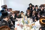 חגיגת הכנסת ספר תורה  להיכל ישיבת עסק התורה  ע"י הרבני הנגיד הרה"ח רבי יואל פליישמאן שליט"א פטרון הישיבה ונדבן הספר  בהשתתפות אדמור"י ורבני העיר שליט"א, מרביצי תורה ותלמידי הישיבה
