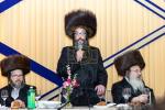 חגיגת הכנסת ספר תורה  להיכל ישיבת עסק התורה  ע"י הרבני הנגיד הרה"ח רבי יואל פליישמאן שליט"א פטרון הישיבה ונדבן הספר  בהשתתפות אדמור"י ורבני העיר שליט"א, מרביצי תורה ותלמידי הישיבה