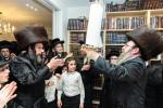 חגיגת הכנסת ספר תורה  להיכל ישיבת עסק התורה  ע"י הרבני הנגיד הרה"ח רבי יואל פליישמאן שליט"א פטרון הישיבה ונדבן הספר  בהשתתפות אדמור"י ורבני העיר שליט"א, מרביצי תורה ותלמידי הישיבה