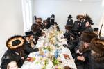 חגיגת הכנסת ספר תורה  להיכל ישיבת עסק התורה  ע"י הרבני הנגיד הרה"ח רבי יואל פליישמאן שליט"א פטרון הישיבה ונדבן הספר  בהשתתפות אדמור"י ורבני העיר שליט"א, מרביצי תורה ותלמידי הישיבה