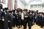 חגיגת הכנסת ספר תורה  להיכל ישיבת עסק התורה  ע"י הרבני הנגיד הרה"ח רבי יואל פליישמאן שליט"א פטרון הישיבה ונדבן הספר  בהשתתפות אדמור"י ורבני העיר שליט"א, מרביצי תורה ותלמידי הישיבה