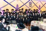 חגיגת הכנסת ספר תורה  להיכל ישיבת עסק התורה  ע"י הרבני הנגיד הרה"ח רבי יואל פליישמאן שליט"א פטרון הישיבה ונדבן הספר  בהשתתפות אדמור"י ורבני העיר שליט"א, מרביצי תורה ותלמידי הישיבה