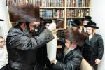 חגיגת הכנסת ספר תורה  להיכל ישיבת עסק התורה  ע"י הרבני הנגיד הרה"ח רבי יואל פליישמאן שליט"א פטרון הישיבה ונדבן הספר  בהשתתפות אדמור"י ורבני העיר שליט"א, מרביצי תורה ותלמידי הישיבה