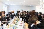 חגיגת הכנסת ספר תורה  להיכל ישיבת עסק התורה  ע"י הרבני הנגיד הרה"ח רבי יואל פליישמאן שליט"א פטרון הישיבה ונדבן הספר  בהשתתפות אדמור"י ורבני העיר שליט"א, מרביצי תורה ותלמידי הישיבה