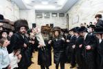 חגיגת הכנסת ספר תורה  להיכל ישיבת עסק התורה  ע"י הרבני הנגיד הרה"ח רבי יואל פליישמאן שליט"א פטרון הישיבה ונדבן הספר  בהשתתפות אדמור"י ורבני העיר שליט"א, מרביצי תורה ותלמידי הישיבה