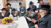 כ"ק אדמו"ר מקהל חסידי ירושלים שליט"א באזוכט ביי הגה"צ אב"ד סאטמאר קרית יואל - ירושלים שליט"א