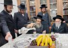 כ"ק אדמו"ר מקהל חסידי ירושלים שליט"א באזוכט ביי הגה"צ אב"ד סאטמאר קרית יואל - ירושלים שליט"א