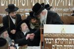 הרה"ק רבי יעקב מאיר שעכטער שליט"א ביים סעודת הילולא פון גאב"ד ירושלים בעל שערי טוביה זצוק"ל