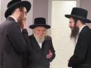הגה"צ רבי יצחק משה ערלאנגער שליט"א אויף אפרוה אין קרית יואל מיט הגה"צ רבי ניסן דוד קיוואק שליט"א, און כ"ק אדמו"ר מישועות יעקב סקולען שליט"א
