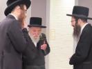הגה"צ רבי יצחק משה ערלאנגער שליט"א אויף אפרוה אין קרית יואל מיט הגה"צ רבי ניסן דוד קיוואק שליט"א, און כ"ק אדמו"ר מישועות יעקב סקולען שליט"א