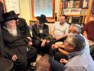 כ"ק אדמו"ר מגור שליט"א ביים מנחם אבל זיין ביי בני ר' אברהם ישעיהו גן צבי ז"ל 