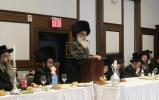 בר מצוה פון נכד כ"ק אדמו"ר מסקולען שליט"א פון לעיקוואד בן לחתנו הרה"צ ר' משה שפיגל בן הגה"צ אב"ד ווענגרוב שליט"א