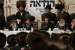 סעודת הודאה מוצש"ק בחצר הקודש סקולען
