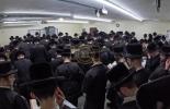  תשעה באב ביי כ"ק מרן אדמו"ר מצאנז קלויזענבורג שליט"א במעון קדשו נעבן מחנות צאנז קלויזענבורג אין  וואדבורן