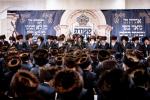פולע גאלעריע: סעודת הודאה מוצש"ק נחמו בחצרות הקודש סקולען וישועת יעקב סקולען 