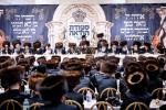 פולע גאלעריע: סעודת הודאה מוצש"ק נחמו בחצרות הקודש סקולען וישועת יעקב סקולען 
