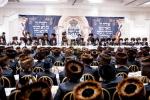 פולע גאלעריע: סעודת הודאה מוצש"ק נחמו בחצרות הקודש סקולען וישועת יעקב סקולען 