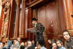  שטורמישע דרשה דורך הרב ר' בנימין טעפ שליט"א יו"ר הצלה לאחים תשעה באב ביינאכט אין ביהמ"ד אהל רחל דסאטמאר ירושלים איבער די ביטערע גזירת הגיוס 
