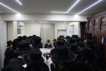 תלמידי ישבה קטנה מהרי"ט בנשיאות הגרח"צ מייזליש פארהערן זיך אויף די לימודים ביי הגה"צ רבי אברהם יעקב הלוי איצקאוויטש שליט"א חדב"נ מרן בעל שבט הלוי זי"ע ורב דקהל שבט הלוי ירושלים