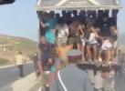 כאאס אין סעאוטא: פרישע ווידעא צייגט דעם פארנעם פון די מיגראנטן איבערשוועמונג אין שפאניע.
